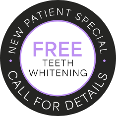 New Patient Special Free Teeth Whitening stamp